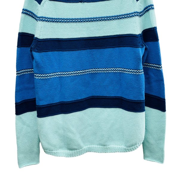 Zaket & Plover 100% Cotton Women’s V-Neck Sweater Multicolor - Size Small - Picture 4 of 8